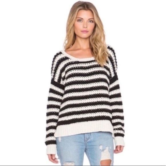 Free People “At The Beach” Striped Sweater - Picture 5 of 8
